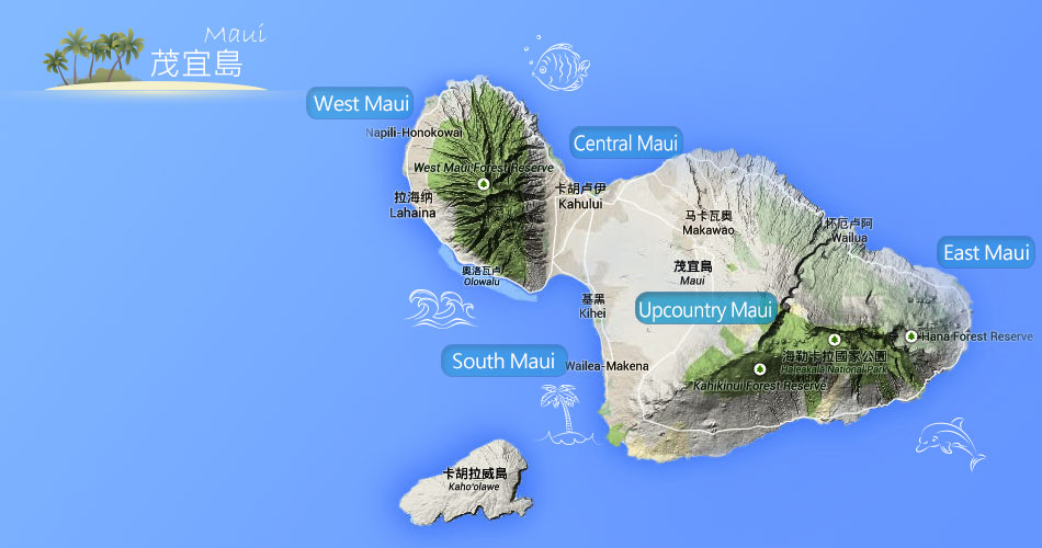 Maui地图